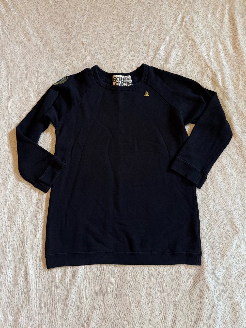 Soul Cycle logo 3/4 tunic sweatshirt